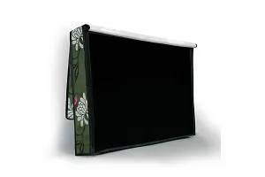 The Furnishing Tree Waterproof LED TV Cover for All 24 Inch Models Petals Pattern Green-thumb3