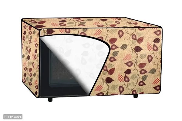 The Furnishing Tree Microwave Oven Cover for Samsung 23 L Grill MG23F301TCK Petals Pattern Yellow-thumb5