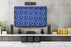 The Furnishing Tree Waterproof LED/LCD/Monitor TV Cover for All 24 Inch Models Frieze Pattern Blue-thumb1