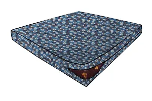 The Furnishing Tree Dust & Waterproof Single Size 36X72X4 inches (WxLxH) Zippered Mattress Cover Blue Floral-thumb1