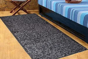 The Furnishing Tree Rugs/Floor Runner Large Size Grey Color Polyester Fur Shaggy Rug Size WxL 53x140 cm-thumb1