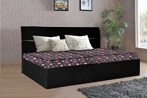 The Furnishing Tree Polyester Mattress Protector Waterproof Size WxL 60x75 Inches Queen Size Floral Pattern Grey-thumb1