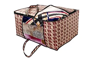 The Furnishing Tree Blanket Bag/Storage Bag/Quilt Bag Large Size Symmetric Pattern Beige-thumb4