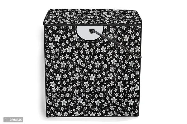 The Furnishing Tree Washing Machine Cover Floral pattern black Compatible for Whirlpool 7.2Kg Semi-Automatic Top Loading Ace Supreme Plus-thumb5