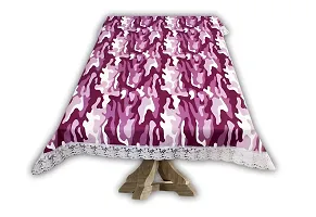 The Furnishing Tree Rectangle Shaped Center Table Cover WxL 40x60 inches with White Border lace-thumb1