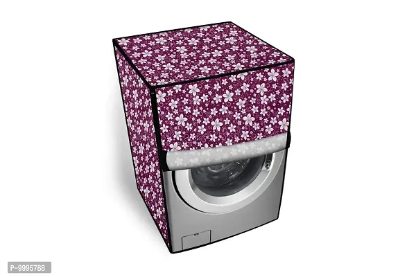 The Furnishing Tree PVC Washing Machine Cover Front Load LG 6.5 kg Inverter FHT1065SNW.ABWPEIL Purple