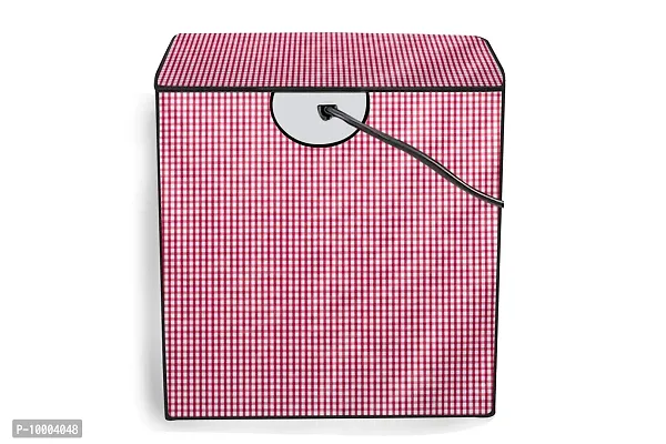 The Furnishing Tree Washing Machine Cover Pin Check Pattern Pink Compatible for Whirlpool 6Kg Semi-Automatic Top Loading Superb Atom-thumb5