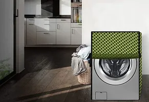 The Furnishing Tree Washer Dryer Cover for Voltas Beko 8 Kg/5kg WWD80S Waterproof Military Color Check Pattern-thumb1