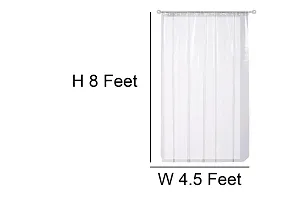 The Furnishing Tree 0.30mm AC Curtain/Transparent - (4.5 X 8 Ft) Or (54 X 96 Inches)-thumb3