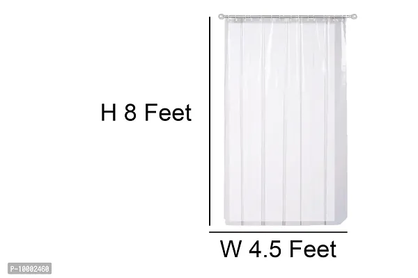 The Furnishing Tree 0.30mm AC Curtain/Transparent - (4.5 X 8 Ft) Or (54 X 96 Inches)-thumb4