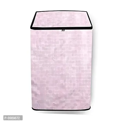 The Furnishing Tree PVC Washing Machine Cover Fully Automatic Samsung 6.5 kg Top Load WA65M4205HV/TL Light Pink-thumb3