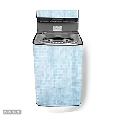 The Furnishing Tree PVC Washing Machine Cover Fully Automatic Samsung 6 kg WA60M4300HD/TL Top Load Light Blue