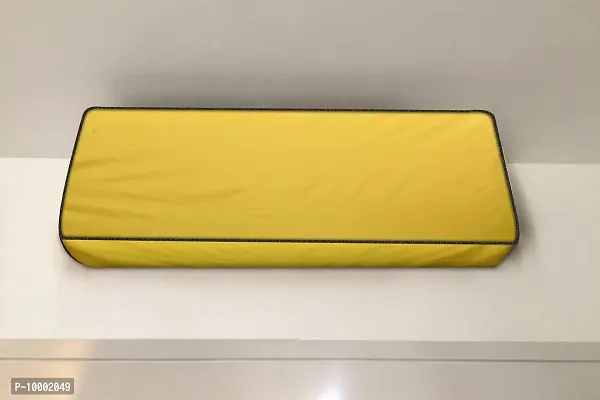 The Furnishing Tree Split AC Cover for Indoor and Outdoor units of 2 Ton waterproof Yellow Colour-thumb3