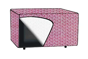 The Furnishing Tree Microwave Oven Cover for Samsung 23 L Grill MG23F301TCK Packed Pattern Pink-thumb4