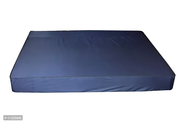 The Furnishing Tree Polyester Mattress Protector Waterproof Size WxL 36x78 inches Set of Two for Double Bed Blue Color