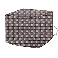 The Furnishing Tree Window ac Cover 1.5 ton Waterproof and dustproof PVC Basketweave Pattern Multicolor-thumb1