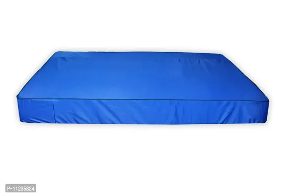 The Furnishing Tree Polyester Mattress Protector Waterproof Size WxL 60x72 inches Queen Size Royal Blue Color-thumb0