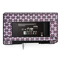 The Furnishing Tree Waterproof LED/LCD/Monitor TV Cover for All 24 Inch Models Counterchange Pattern Grey-thumb2