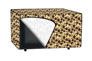 The Furnishing Tree Microwave Oven Cover for Whirlpool 20 L Solo Magicook Classic-20L Sprig Pattern Yellow-thumb4