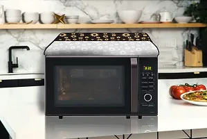 The Furnishing Tree Microwave Oven Cover for Samsung 28 L Convection MC28H5025VK Floral Pattern Yellow-thumb1