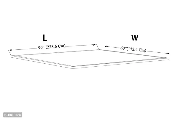 The Furnishing Tree Rectangle Shaped 2 Seater Table Cover WxL 45x70 inches with White Border lace-thumb4