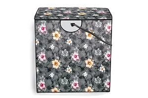 The Furnishing Tree Washing Machine Cover Floral Grey Compatible for GODREJ 9KG Semi-Automatic Top Loading WSEDGE PRO 90 5.0 PB3 M LISP-thumb4