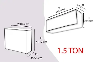 The Furnishing Tree AC Cover Indoor Unit for 1.5 ton Yellow Color-thumb3