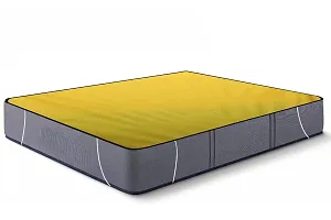 The Furnishing Tree Mattress Protector/Waterproof Bedsheet Size WxL 36x78 inches Single Bed one Unit Polyester Yellow-thumb3