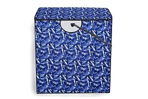 The Furnishing Tree Washing Machine Cover Frieze pattern Blue Compatible for Whirlpool 6Kg Semi-Automatic Top Loading Superb Atom-thumb4