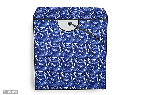 The Furnishing Tree Washing Machine Cover Frieze pattern Blue Compatible for Whirlpool 6Kg Semi-Automatic Top Loading Superb Atom-thumb5