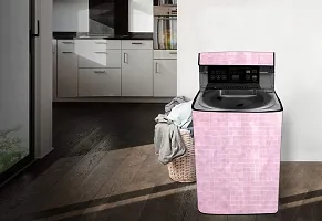 The Furnishing Tree PVC Washing Machine Cover Fully Automatic Samsung 6.5 kg Top Load WA65M4205HV/TL Light Pink-thumb1