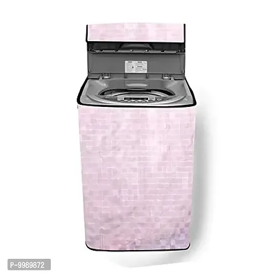 The Furnishing Tree PVC Washing Machine Cover Fully Automatic Samsung 6.5 kg Top Load WA65M4205HV/TL Light Pink