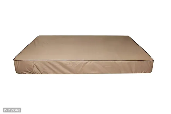 The Furnishing Tree Polyester Mattress Protector Waterproof Size WxL 36x72 inches Single Bed one Unit Beige Color