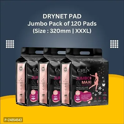 Jumbo Extra comfort DryNet Womens Sanitary Pads with wings Extra Anti Bacterial Soft Comfortable Sanitary Napkins Pads for Day  Night Protecti