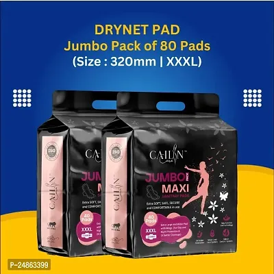 Jumbo Extra comfort DRY Net Top Sheet Pad naturally SOFT extra L 2 Jumbo Packet-thumb0
