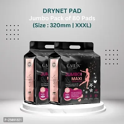 Jumbo Extra comfort Sanitary Napkin Pads (80 pads, XXXL) Sanitary Pads-thumb0