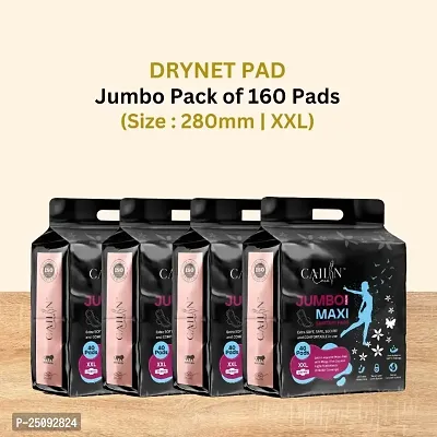 Jumbo Extra comfort Sanitary Napkin Pads (160 pads, XXL) Sanitary Pad-thumb0