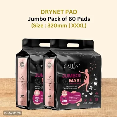 Jumbo Extra comfort Sanitary Napkin Pads (40 pads, XXXL) Sanitary Pad