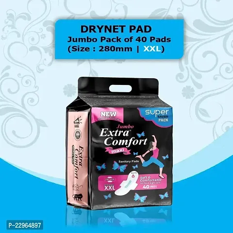Jumbo Sanitary 100% Natural Cott maxi For Women