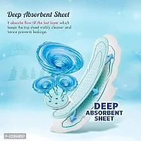 Extra Comfort DRY Net Top Sheet Pad (VALUE FOR MONEY PACK ) naturally SOFT extra LONG Sanitary Pads With Wings (40)-thumb1