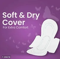 Extra Comfort DRY Net Top Sheet Pad naturally SOFT extra LONG Sanitary Pads With Wings(Total 40 Pads) Sanitary Pad-thumb2