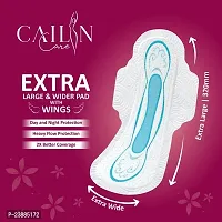 Cailin Care Antibacterial Extra Dry Sanitary Napkin Sanitary Pads (Size - 320mm | XXXL) (Combo of 3 Packet) (Total 120 Pads)-thumb1