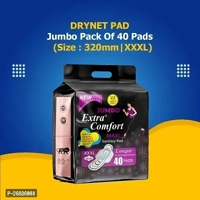 Extra Comfort Jumbo Maxi Sanitary Pads-40 Pads