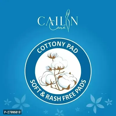 Cailin Care  100% Natural Pure Cotton Sanitary Pads (Size - XXXL | 320mm) Sanitary Pad  (COMBO OF 3 PACKET - Pack of 120)-thumb3