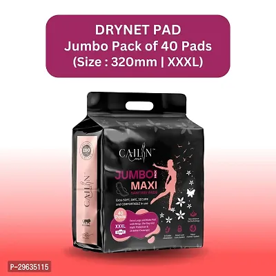 Jumbo Extra comfortt Sanitary Napkin Pads (40 pads, XXXL) Sanitary Pad