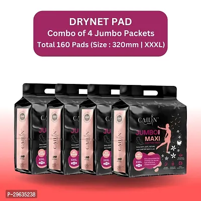 Extra Dry  Comfort leakage free Extra large (XXXL) Sanitary Pads (Combo of 4 Packets) (Total 160 Pads ) Sanitary Napkin-thumb0