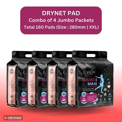 Jumbo Extra comfortt Sanitary Napkin Pads (160 pads, XXL) Sanitary Pad-thumb0