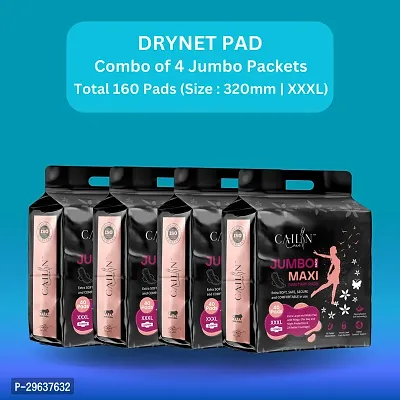 Jumbo Extra comfortt Sanitary Napkin Pads (160 pads, XXXL) Sanitary Pad-thumb0