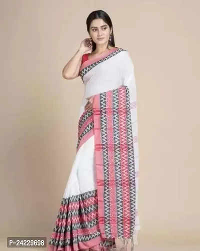 Elegant Multicoloured Cotton Saree For Women