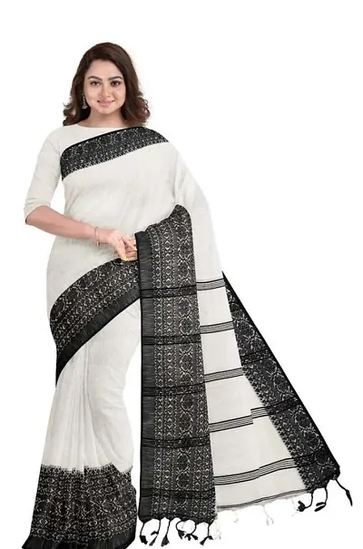 New In Cotton Saree with Blouse piece 